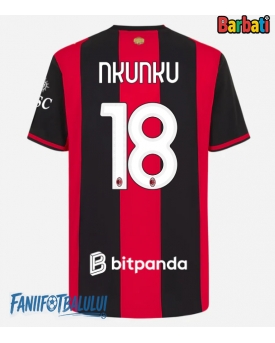 AC Milan Christopher Nkunku #18 Tricou Fotbal Replică 2026-27 Barbati Acasa